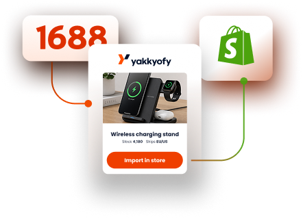 2-click 1688 to Shopify import flow